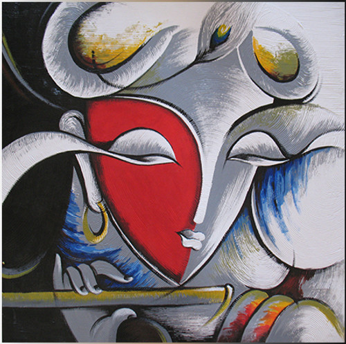 ABSTRACT RADHA KRISHNA PAINTING RK 29A ART 1265 10987 ABSTRACT RADHA KRISHNA PAINTING RK 29A ART 1265 10987