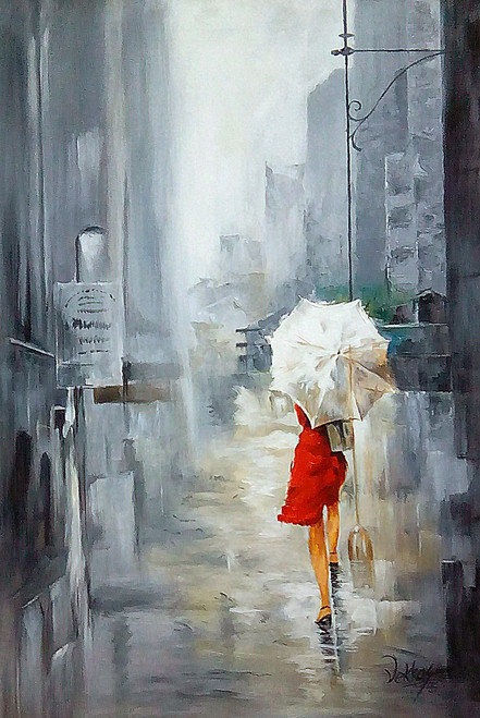 Buy Lady With Umbrella by Vekkas Mahalley@ Rs. 7190. Code