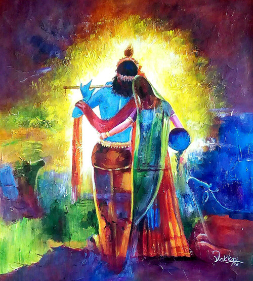 Krishna Paintings Modern Art On Canvas Krishna Paintings Modern Art On Canvas