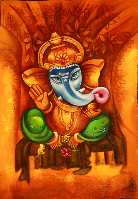Buy Ganesha Art 2 by Community Artists Group@ Rs. 6790. Code:ACHMER06