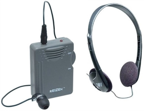 ELITE Package! Reizen Loud Ear Personal Sound Amplifier with Headphone and Earphone ELITE Package! Reizen Loud Ear Personal Sound Amplifier with Headphone and Earphone