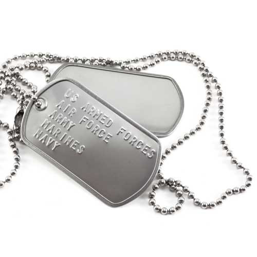 make military dog tags