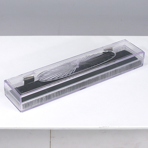 Crystal clear Bracelet/watch box, 8 7/8" x 2" x 1 1/8"H