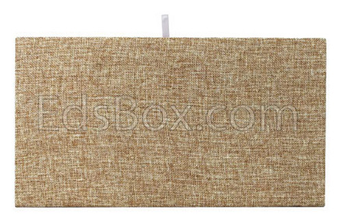 Full Size Burlap Plain Pad 14 1/8” x 7 5/8”