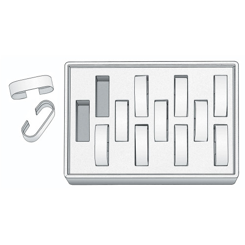 Stackable Watch Tray, 12 1/2” W x 8 3/4” D x 1 7/8” H WT1212 (WH)