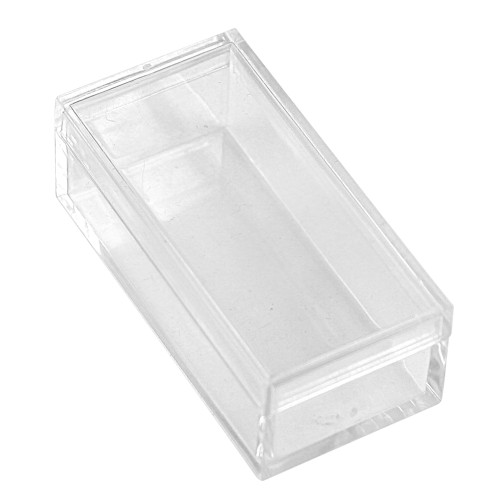 Acrylic Rectangular Gem Box, 2" x 1" x 3/4"H,Choose from various inner color , Price for 100 pieces