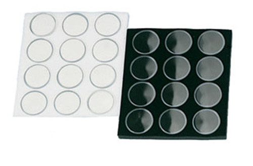 Round Gem Jar Foam Liners, 7 7/8" x 7 7/8" x 3/4" , 12 X 1 3/4" Dia. Jars,Choose from various color