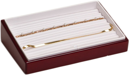 2” H Slanted Bracelet Tray, 9” x 6” x 2 1/4” H
