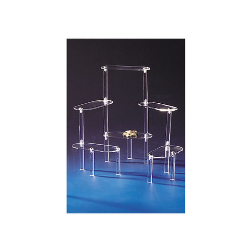 Acrylic Multi-Platform Display, 10 1/4"H, Assemble Required