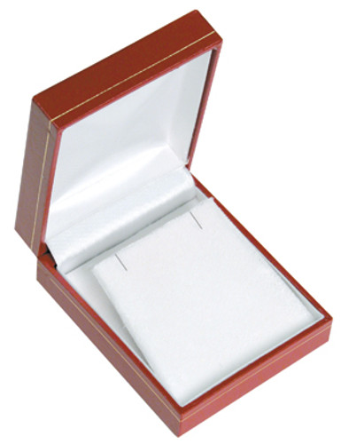 LE7 Classic Style Earring/Pendant Box, 2 5/8” x 3 1/8” x 1 1/8” , Choose from various Color