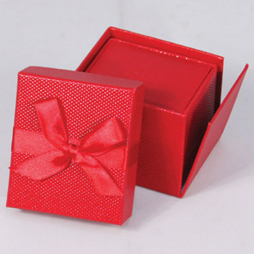 Elegant Ring Box with Ribbon , Choose from various Colors
