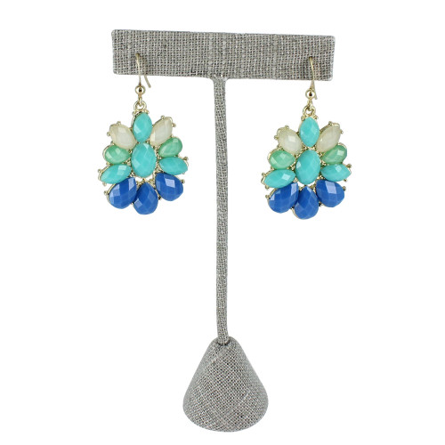 T-Shape Grey Linen Earring Display (Choose from various sizes)
