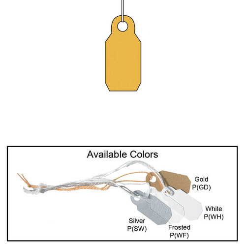 Plastic String Jewelry Tags (3 Colors)