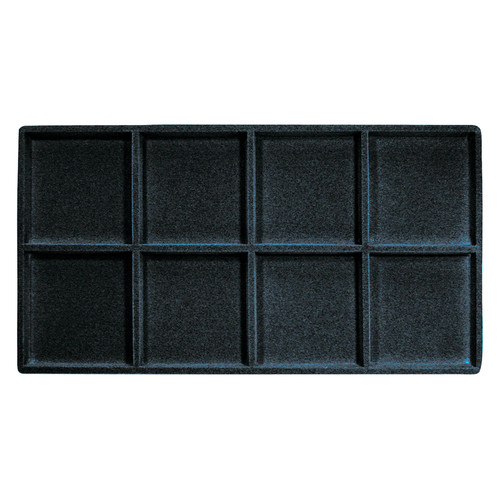 8-Compartment Flocked Tray Insert,(Choose from various Color)