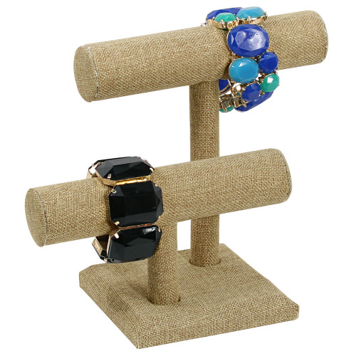 T-Bar, 10 1/2" x 8 1/4"H, Linen, Burlap