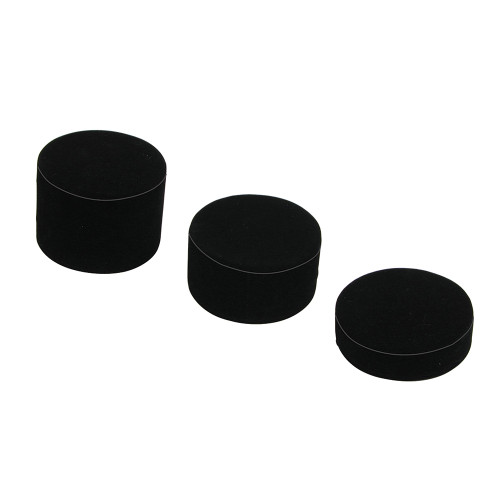 3-Pcs Cylinder Set, 3 1/8"Dia., 1"H, 1 3/4"H, 2 1/2"H, Choose from various Color