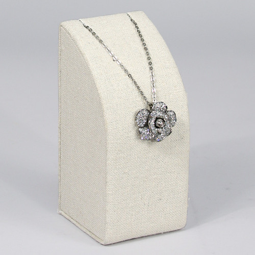 Linen Necklace Pedestal 2 5/8" x 2 3/4" x 5 3/4"H,Choose from various Color