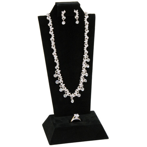 Necklace, Earring ,Ring Display,4 1/8" x 3" x 9 1/8"H,(Choose from various Color)