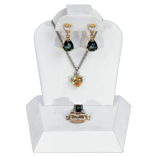 Necklace, Earring ,Ring Display,4 1/2" x 3 1/4" x 5"H,(Choose from various Color)