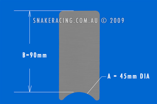 40mm Tube Tab x 90mm SQ 40mm Tube Tab x 90mm SQ