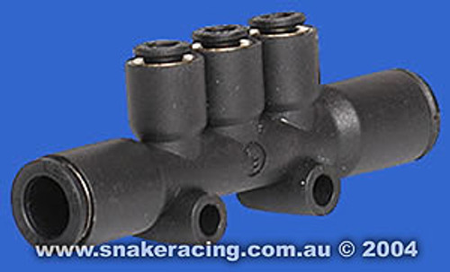 Air Manifold 6mm 3 port x 8mm Air Manifold 6mm 3 port x 8mm