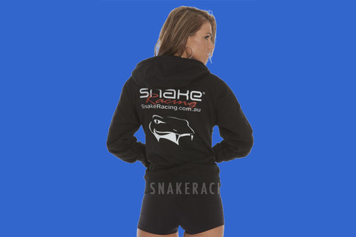 Snake Racing Womens Black Hoodie Snake Racing Womens Black Hoodie