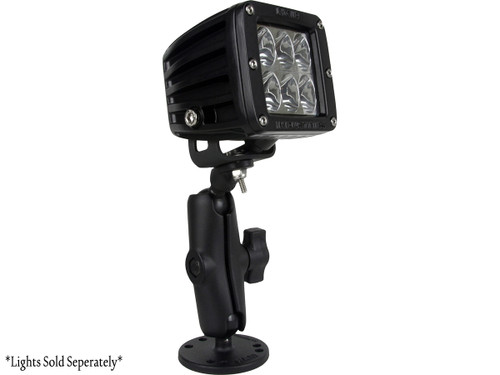 Bolt down 3.7" Ram mount - Light sold separately. Bolt down 3.7" Ram mount - Light sold separately.