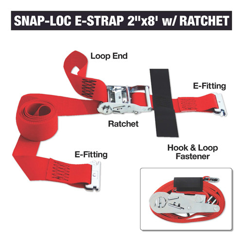 2" Webbing x 8 ft long fitted with E Fittings 2" Webbing x 8 ft long fitted with E Fittings