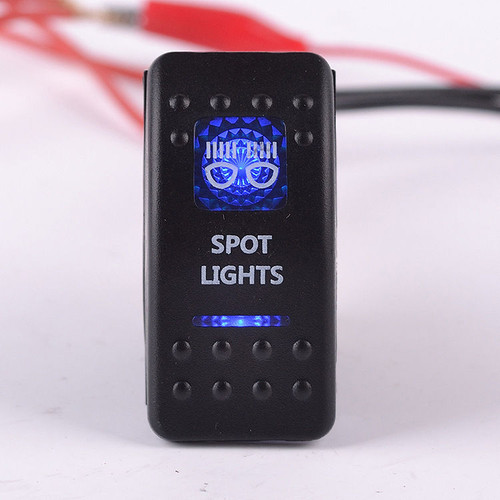 Carling Rocker Switch - Blue - SPOT LIGHTS Carling Rocker Switch - Blue - SPOT LIGHTS