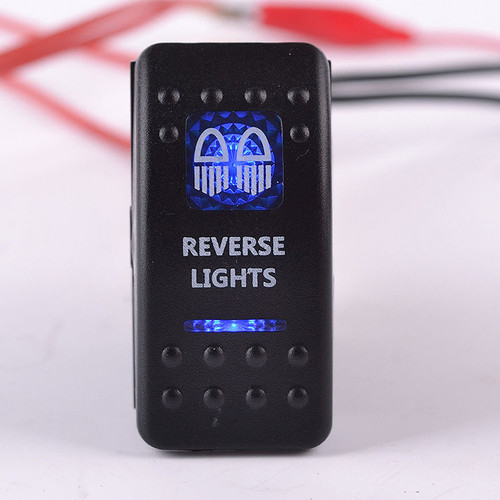 Carling Rocker Switch - Blue - REVERSE LIGHTS Carling Rocker Switch - Blue - REVERSE LIGHTS