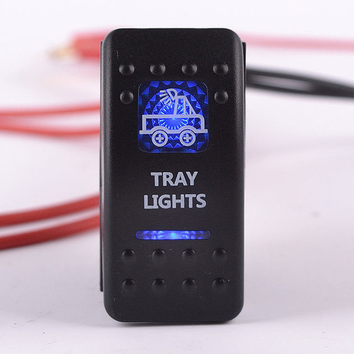 Carling Rocker Switch - Blue - TRAY LIGHTS Carling Rocker Switch - Blue - TRAY LIGHTS