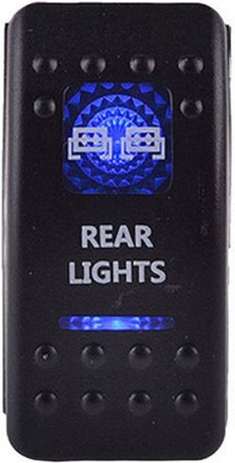 Carling Rocker Switch - Blue - REAR LIGHTS Carling Rocker Switch - Blue - REAR LIGHTS