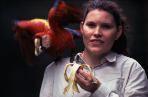 Debbie Goodrich, the parrot lady