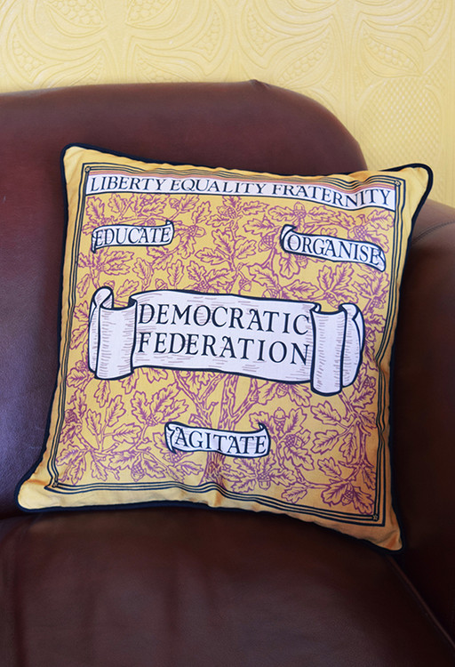 Liberty, Equality, Fraternity cushion cover