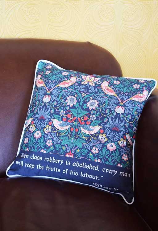 William Morris Strawberry Thief cushion cover