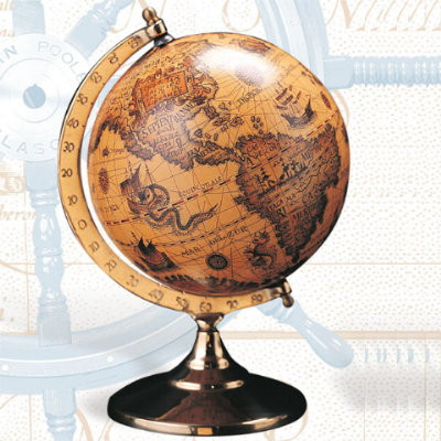 Medium Sized Old World Globe with Stand