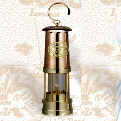 Copper Miner's Oil Lamp