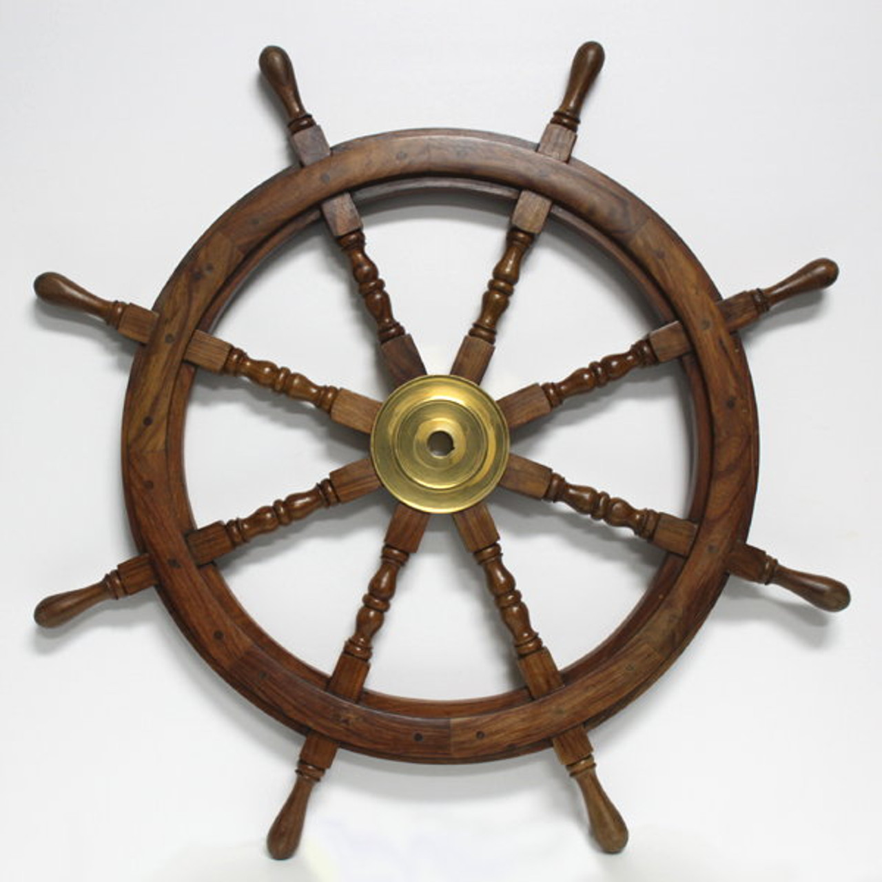 42" Nautical Heavy Wood Ship's Wheel