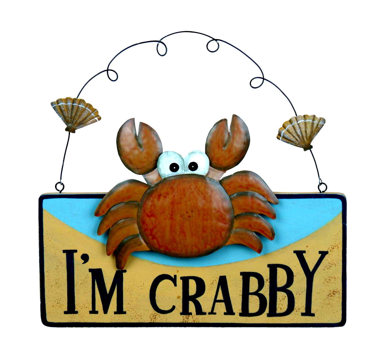 I'm Crabby Sign Wall Plaque