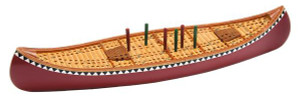 Canoe Cribbage Board
