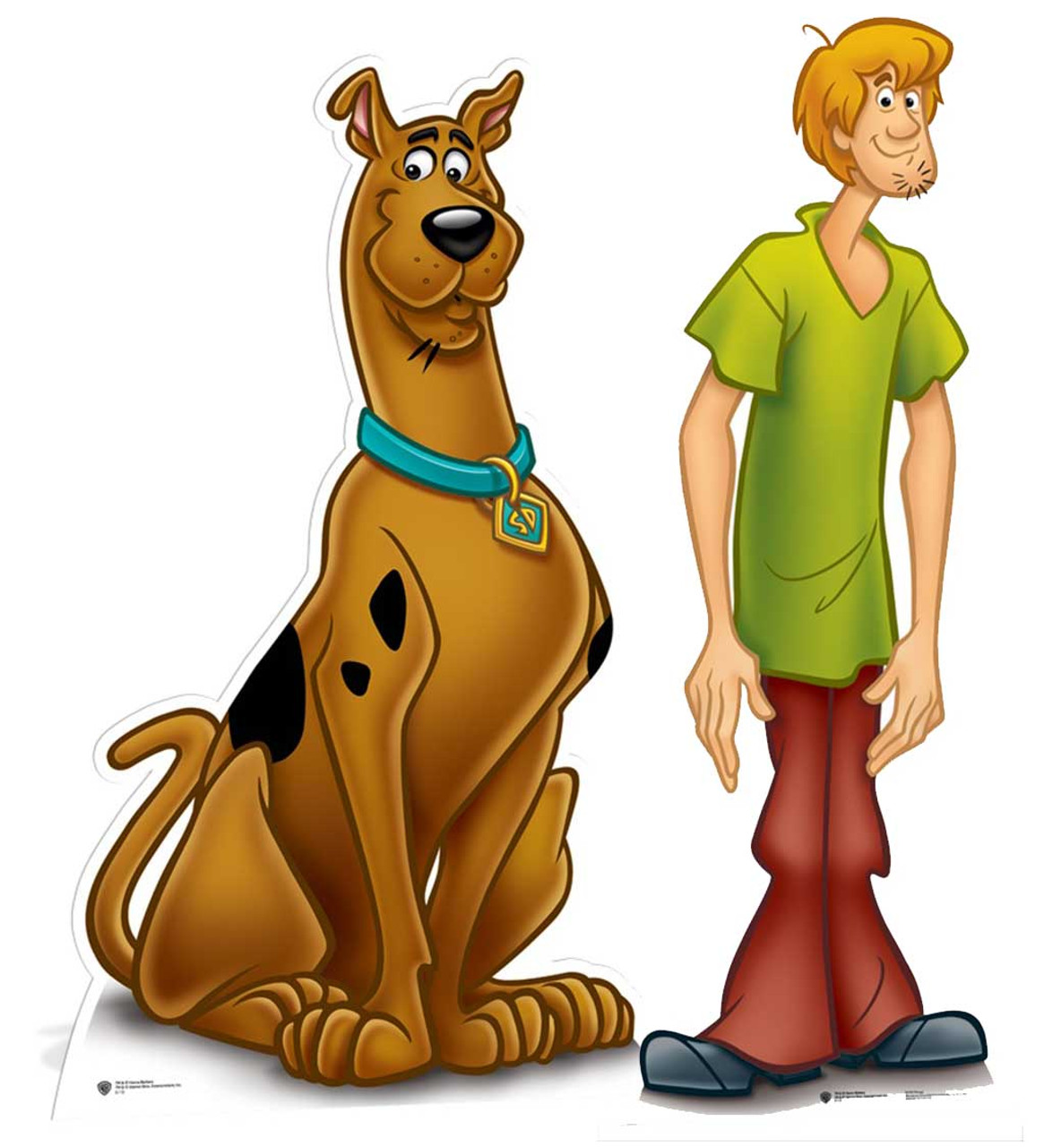  Scooby  Doo  and Shaggy  Lifesize Cardboard Cutout Set Buy 