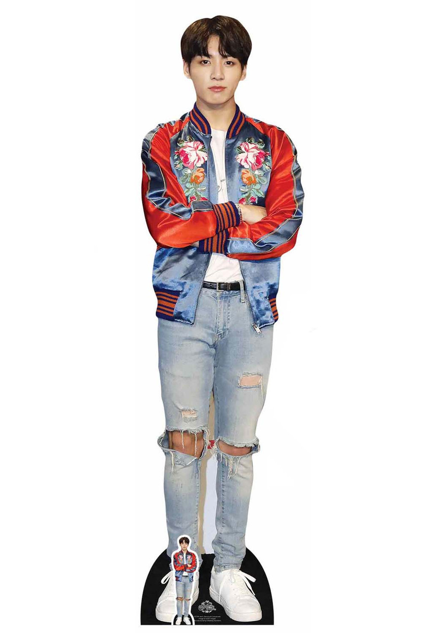 Jungkook from BTS Bangtan Boys Cardboard Cutout / Standup/ Stande
