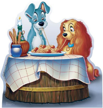 Lady and the Tramp (Disney) - Lifesize Cardboard Cutout / Standee Lady and the Tramp (Disney) - Lifesize Cardboard Cutout / Standee