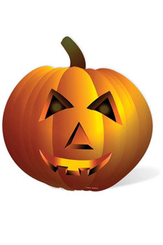 Pumpkin / Jack O'Lantern Giant Cardboard Cutout / Standup Pumpkin / Jack O'Lantern Giant Cardboard Cutout / Standup