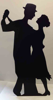 Salsa Dancer (Silhouette) (Party Prop) - Lifesize Cardboard Cutout / Standee Salsa Dancer (Silhouette) (Party Prop) - Lifesize Cardboard Cutout / Standee