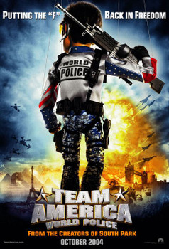 TEAM AMERICA (DOUBLE SIDED Advance) (2004) ORIGINAL CINEMA POSTER TEAM AMERICA (DOUBLE SIDED Advance) (2004) ORIGINAL CINEMA POSTER