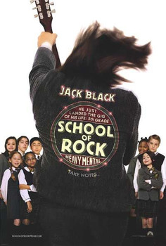 SCHOOL OF ROCK (DOUBLE SIDED Advance) (2003) ORIGINAL CINEMA POSTER SCHOOL OF ROCK (DOUBLE SIDED Advance) (2003) ORIGINAL CINEMA POSTER