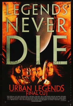 URBAN LEGENDS - FINAL CUT (2000) ORIGINAL CINEMA POSTER URBAN LEGENDS - FINAL CUT (2000) ORIGINAL CINEMA POSTER