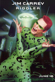 BATMAN FOREVER (Advance - Riddler) (1995) ORIGINAL CINEMA POSTER BATMAN FOREVER (Advance - Riddler) (1995) ORIGINAL CINEMA POSTER