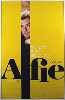 ALFIE (SINGLE SIDED Advance Yellow) (2004) ORIGINAL CINEMA POSTER ALFIE (SINGLE SIDED Advance Yellow) (2004) ORIGINAL CINEMA POSTER